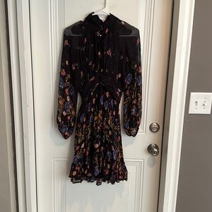 Anthropologie Floral Mini Dress